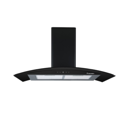 Campana de Cocina de pared 75cm Axia Negra Tecnolam