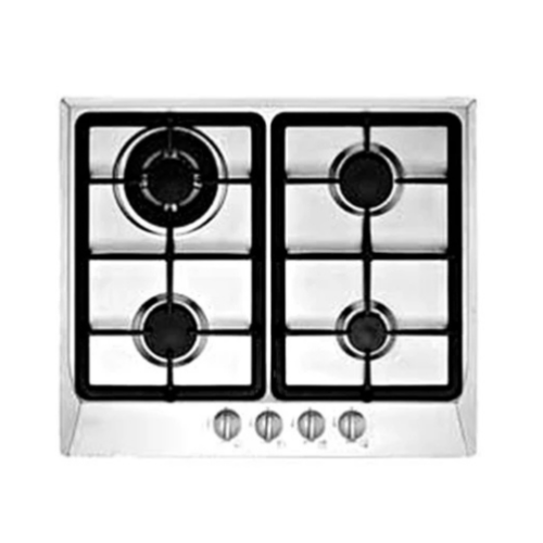 Tope de cocina 4h 60cm a gas acero inoxidable M:BOMBATO6031TCX Tecnolam
