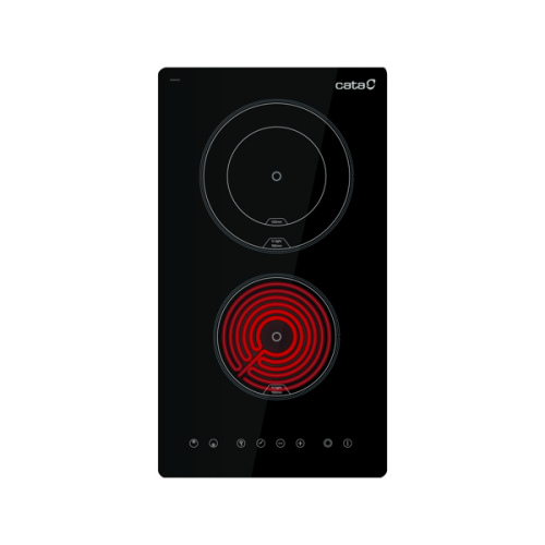 Tope de cocina 2h 30cm electrico vitro M:TD3002BK Cata