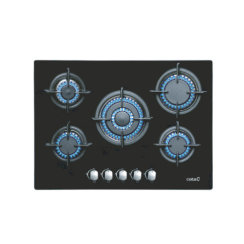 Tope de cocina 5h 70cm a gas vitro M:L7005CI Cata