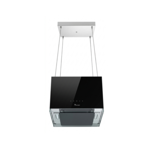 Campana de Cocina de Isla 50cm cuadrada con guayas. M:Spaziois.BL50 Tecnolam
